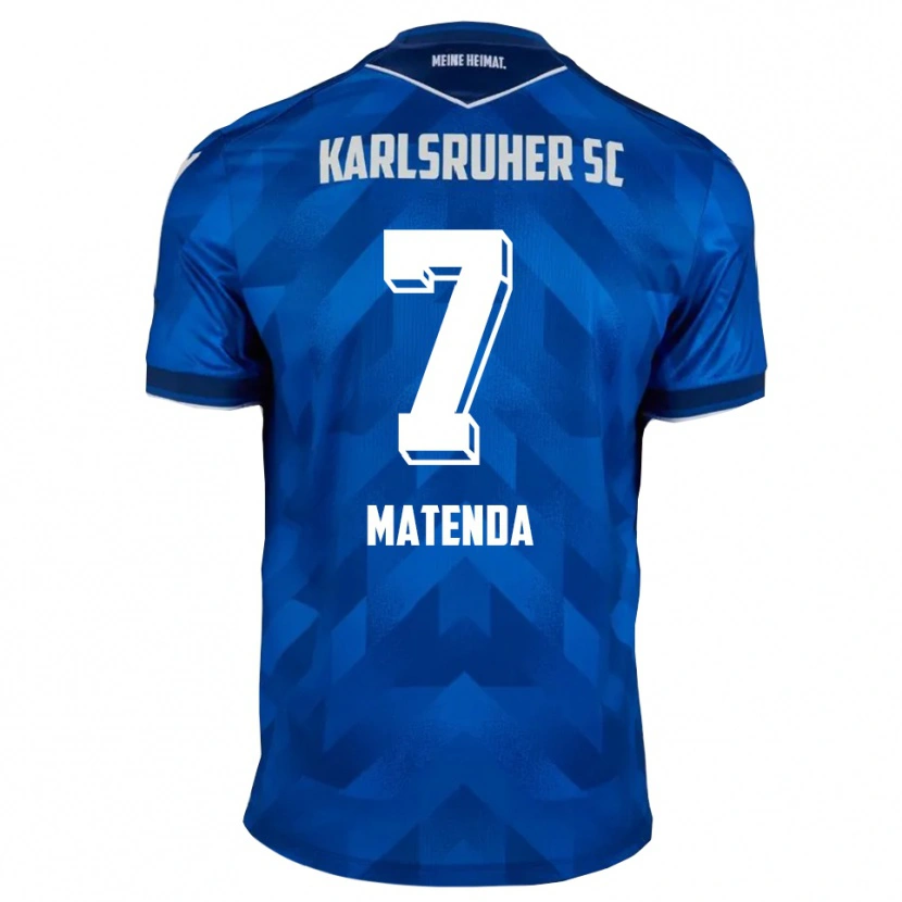 Danxen Kvinder Toni Matenda #7 Blå Hvid Hjemmebane Spillertrøjer 2025/26 Trøje T-Shirt