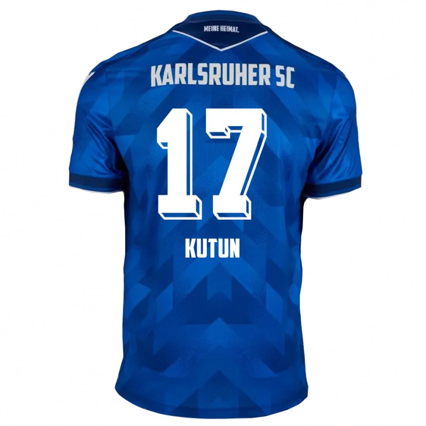 Danxen Kvinder Yusuf Kutun #17 Blå Hvid Hjemmebane Spillertrøjer 2025/26 Trøje T-Shirt