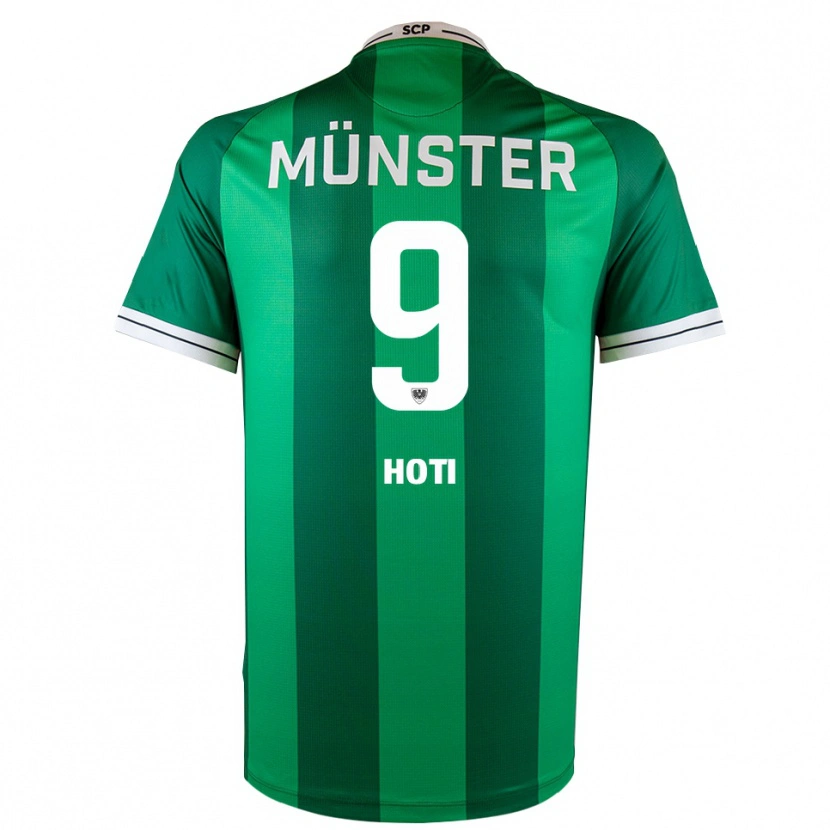 Danxen Kvinder Arbnor Hoti #9 Grøn Hvid Hjemmebane Spillertrøjer 2025/26 Trøje T-Shirt