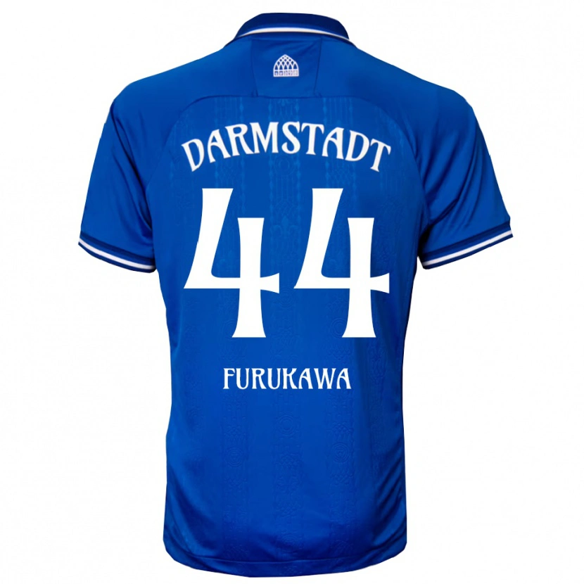 Danxen Kvinder Yosuke Furukawa #44 Blå Hvid Hjemmebane Spillertrøjer 2025/26 Trøje T-Shirt