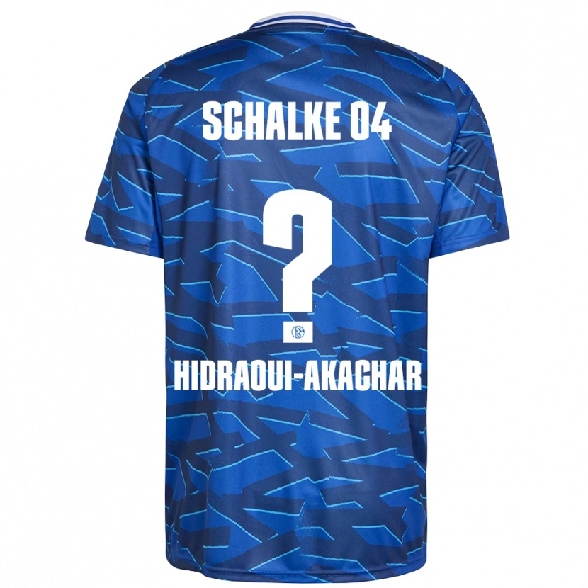 Danxen Kvinder Yassin Hidraoui-Akachar #0 Royal Blå Hvid Hjemmebane Spillertrøjer 2025/26 Trøje T-Shirt