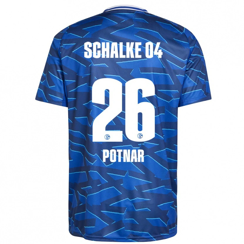 Danxen Kvinder Bojan Potnar #26 Royal Blå Hvid Hjemmebane Spillertrøjer 2025/26 Trøje T-Shirt