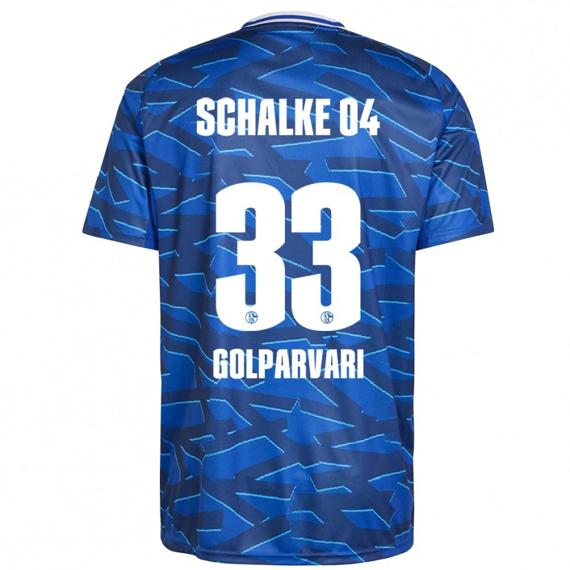 Danxen Kvinder Tara Golparvari #33 Royal Blå Hvid Hjemmebane Spillertrøjer 2025/26 Trøje T-Shirt