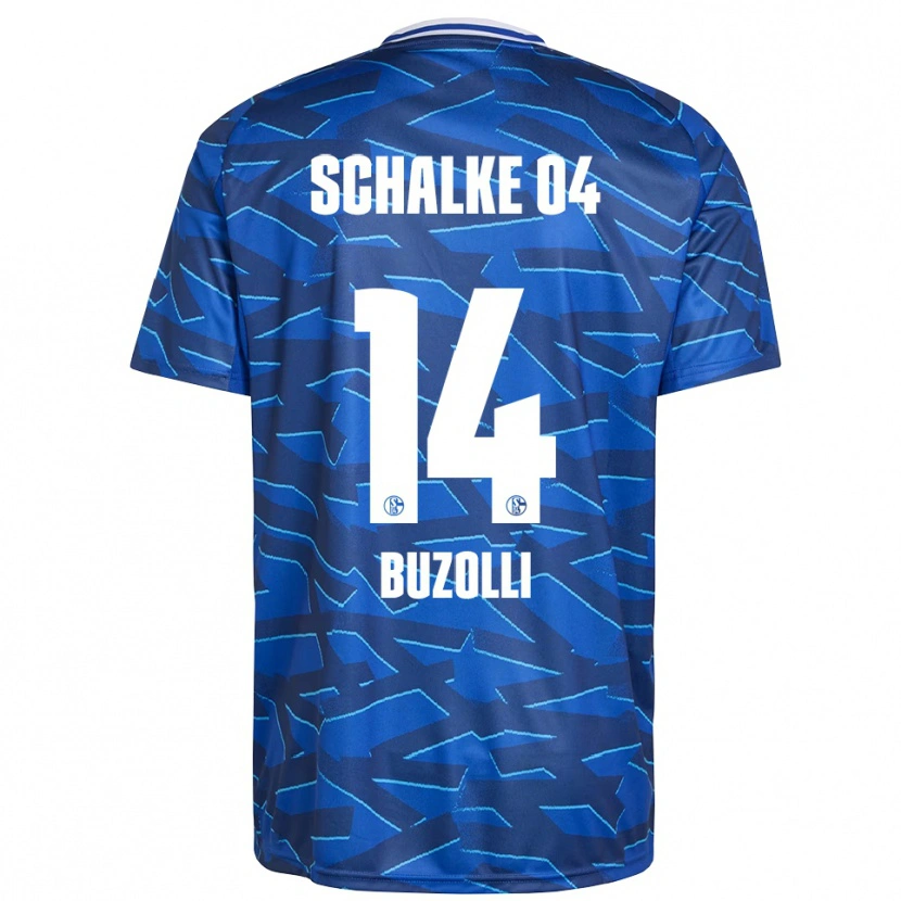 Danxen Kvinder Andri Buzolli #14 Royal Blå Hvid Hjemmebane Spillertrøjer 2025/26 Trøje T-Shirt