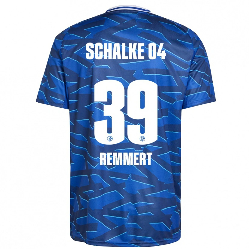Danxen Kvinder Peter Remmert #39 Royal Blå Hvid Hjemmebane Spillertrøjer 2025/26 Trøje T-Shirt