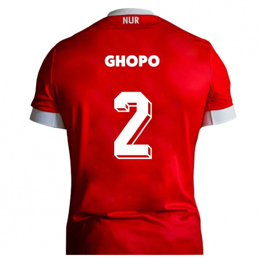 Danxen Kvinder Morel Ghopo #2 Rød Hvid Hjemmebane Spillertrøjer 2025/26 Trøje T-Shirt