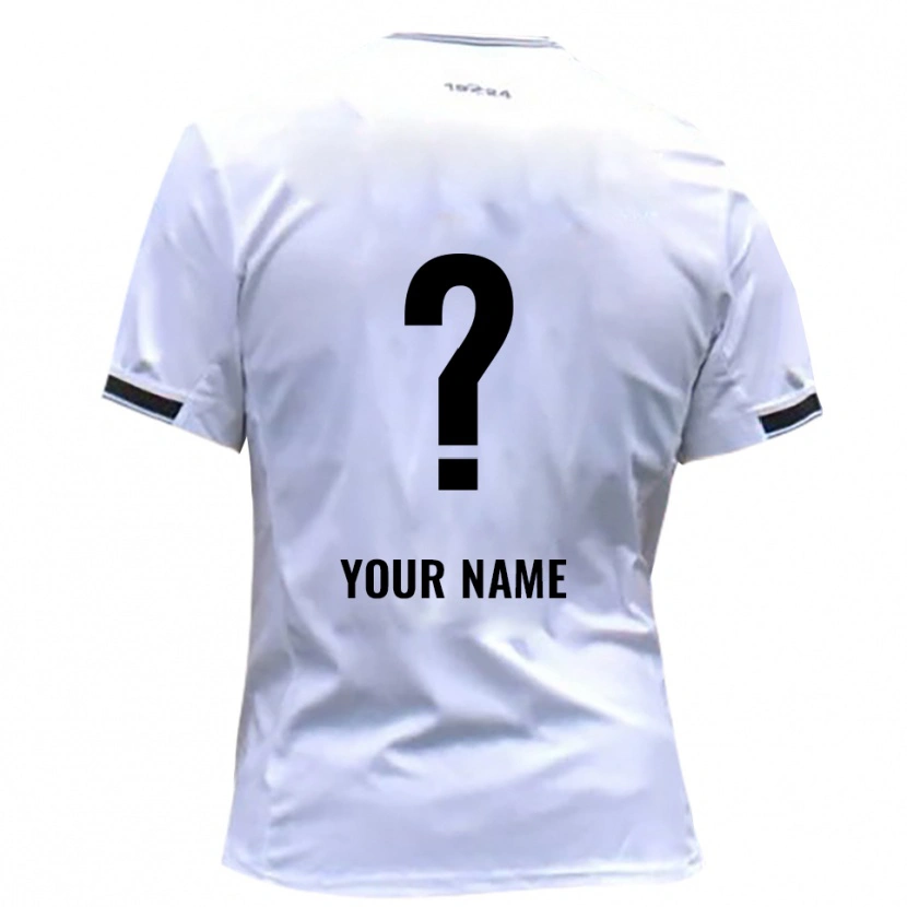 Danxen Kvinder Dit Navn #0 Hvid Rød Hjemmebane Spillertrøjer 2025/26 Trøje T-Shirt