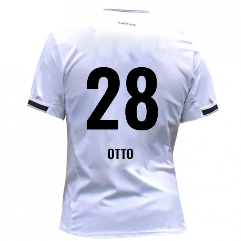Danxen Kvinder Yari Otto #28 Hvid Rød Hjemmebane Spillertrøjer 2025/26 Trøje T-Shirt