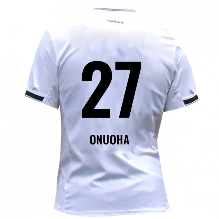 Danxen Kvinder Chilohem Onuoha #27 Hvid Rød Hjemmebane Spillertrøjer 2025/26 Trøje T-Shirt