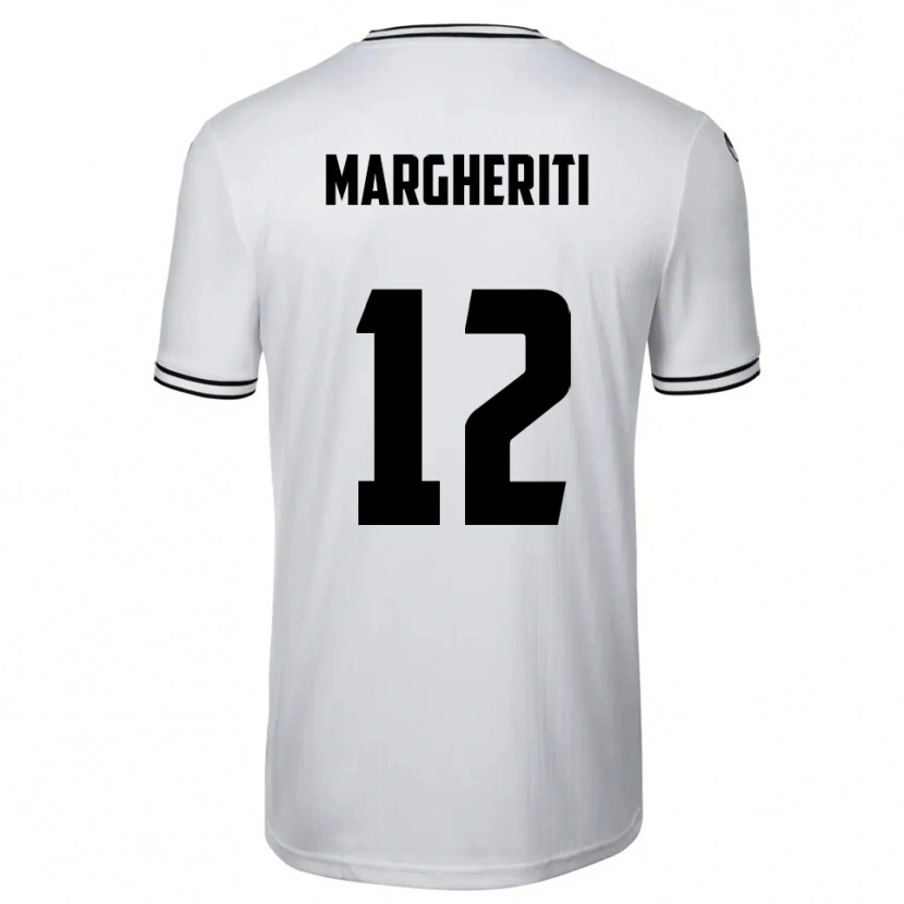 Danxen Kvinder Danilo Margheriti #12 Hvid Sort Hjemmebane Spillertrøjer 2025/26 Trøje T-Shirt