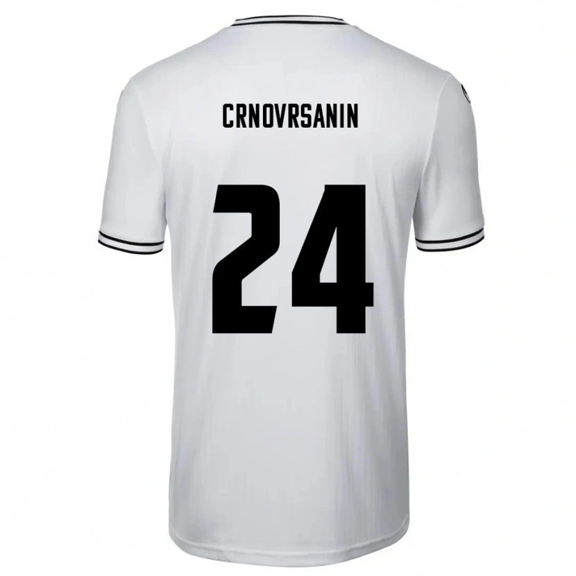 Danxen Kvinder Sadin Crnovrsanin #24 Hvid Sort Hjemmebane Spillertrøjer 2025/26 Trøje T-Shirt