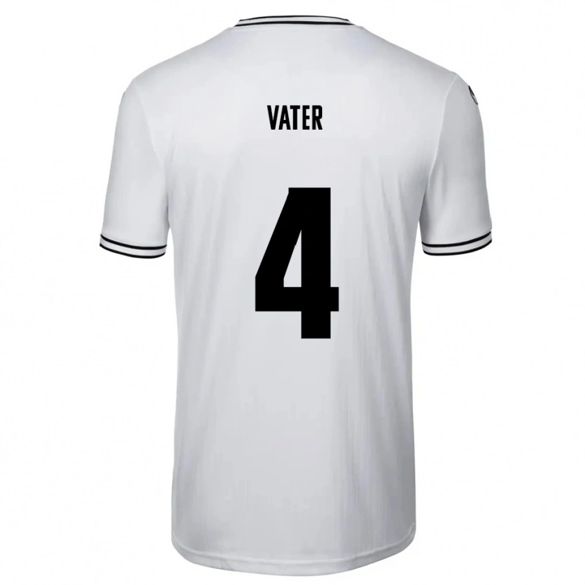 Danxen Kvinder Felix Vater #4 Hvid Sort Hjemmebane Spillertrøjer 2025/26 Trøje T-Shirt