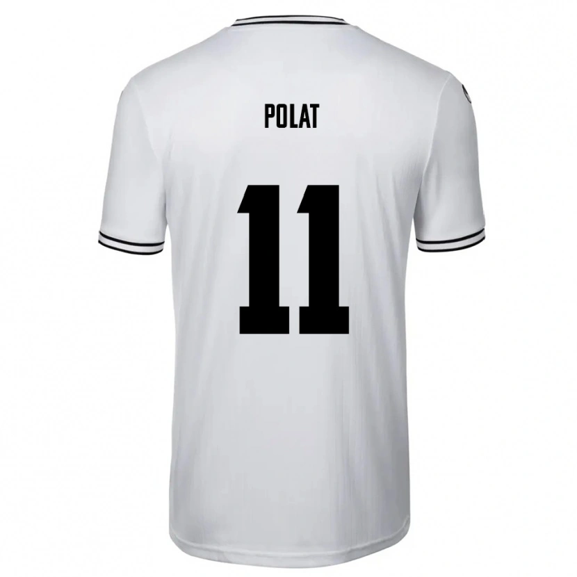 Danxen Kvinder Yalcin Polat #11 Hvid Sort Hjemmebane Spillertrøjer 2025/26 Trøje T-Shirt