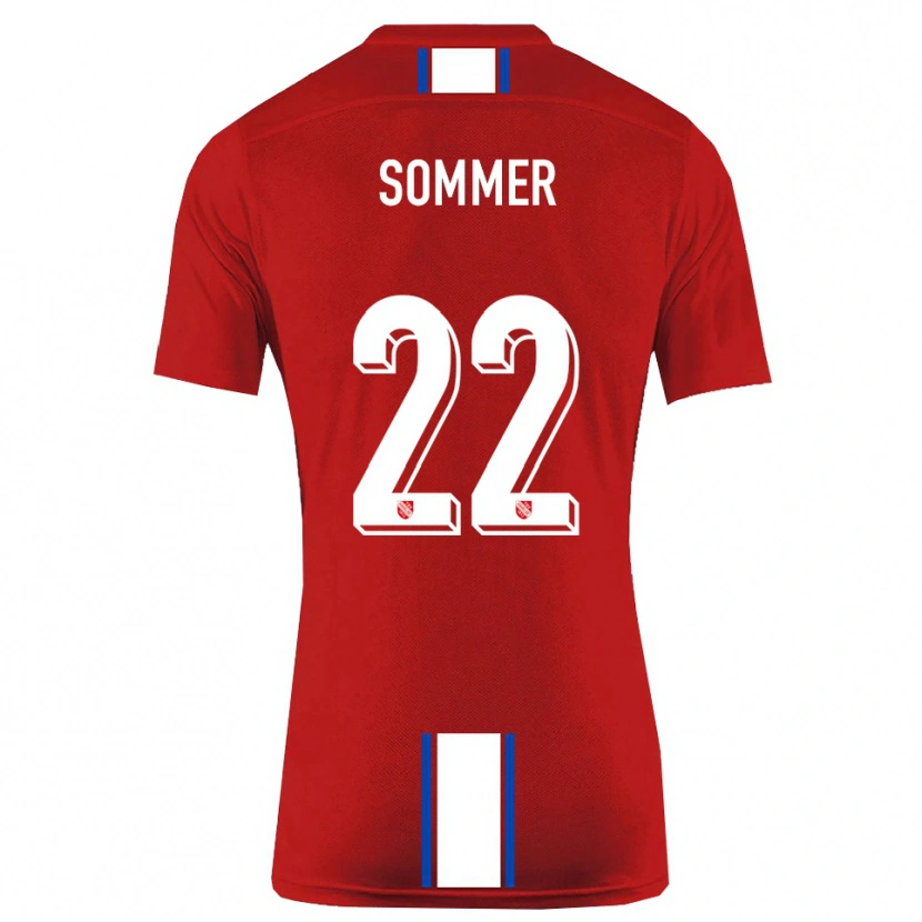 Danxen Kvinder Leon Sommer #22 Rød Hvid Hjemmebane Spillertrøjer 2025/26 Trøje T-Shirt