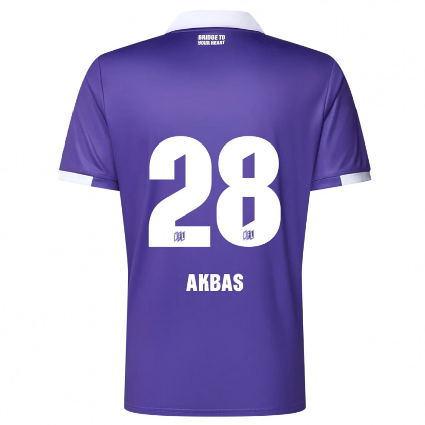 Danxen Kvinder Can Akbas #28 Lilla Hvid Hjemmebane Spillertrøjer 2025/26 Trøje T-Shirt