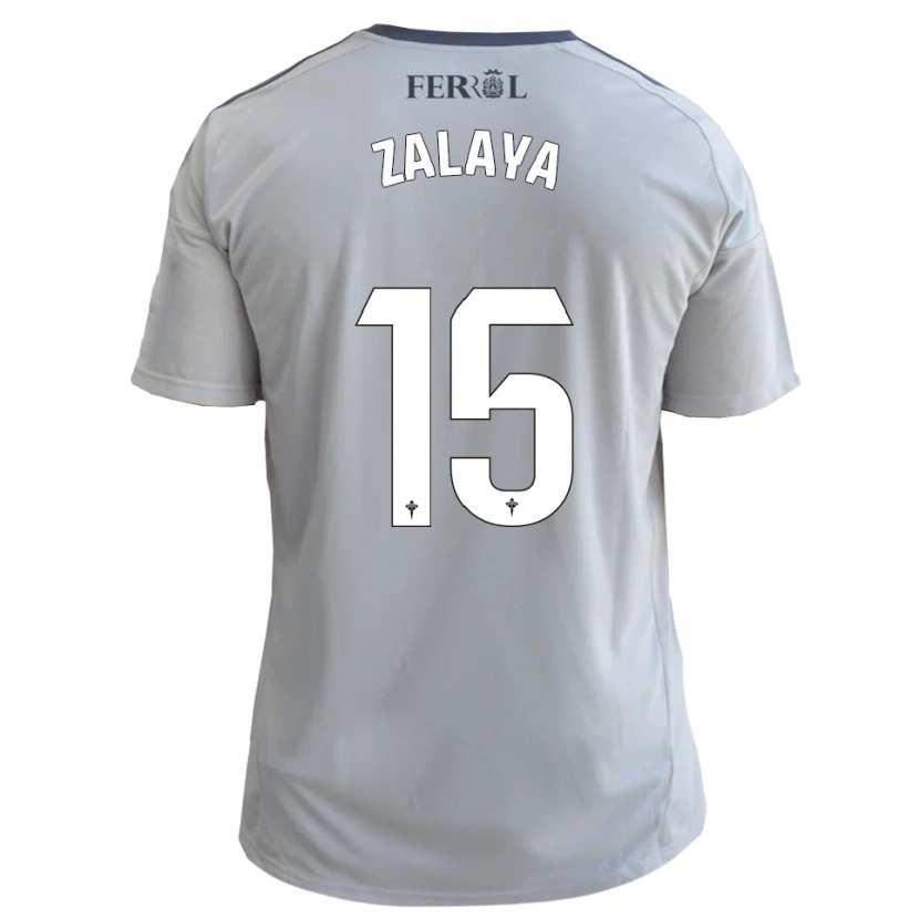 Danxen Kvinder Álex Zalaya #15 Grå Sølv Udebane Spillertrøjer 2025/26 Trøje T-Shirt