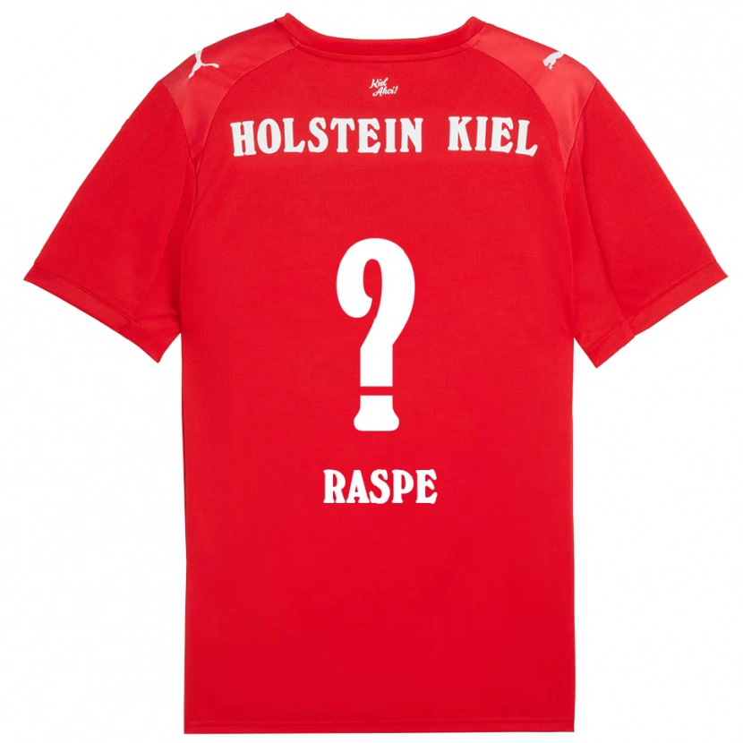 Danxen Kvinder Maximilian Raspe #0 Rød Blå Udebane Spillertrøjer 2025/26 Trøje T-Shirt