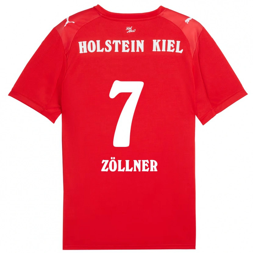 Danxen Kvinder Younes Zöllner #7 Rød Blå Udebane Spillertrøjer 2025/26 Trøje T-Shirt