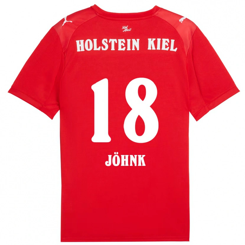 Danxen Kvinder Emma Jöhnk #18 Rød Blå Udebane Spillertrøjer 2025/26 Trøje T-Shirt