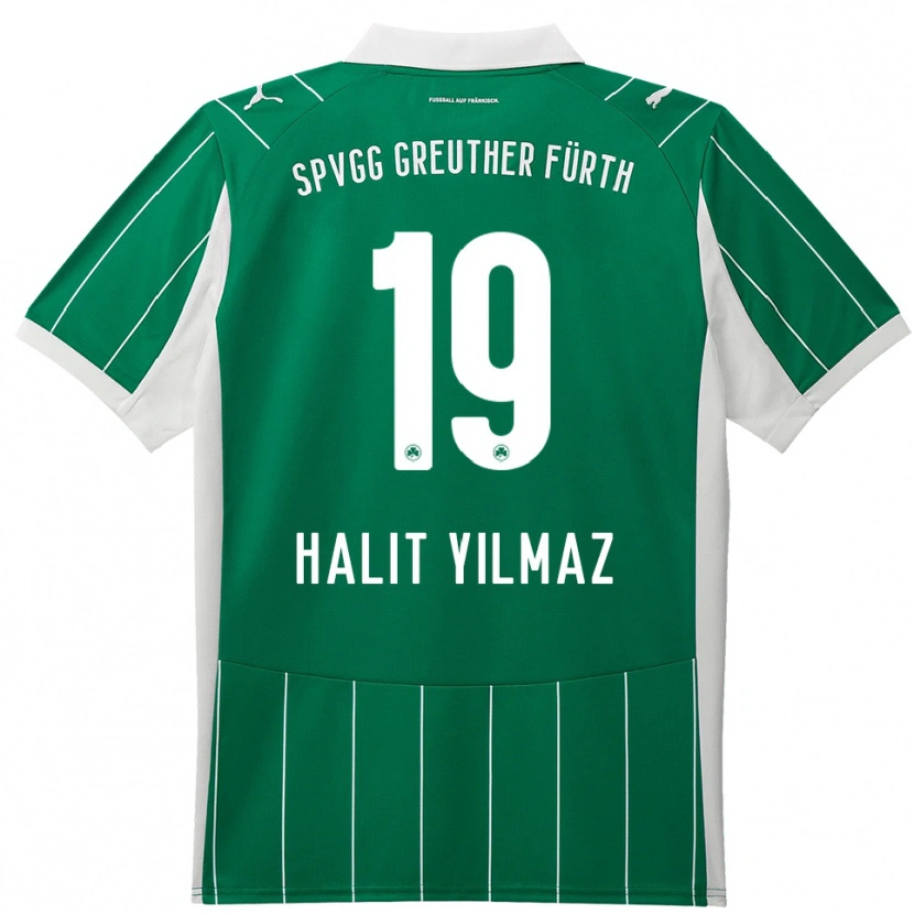 Danxen Kvinder Halit Yılmaz #19 Grøn Hvid Udebane Spillertrøjer 2025/26 Trøje T-Shirt