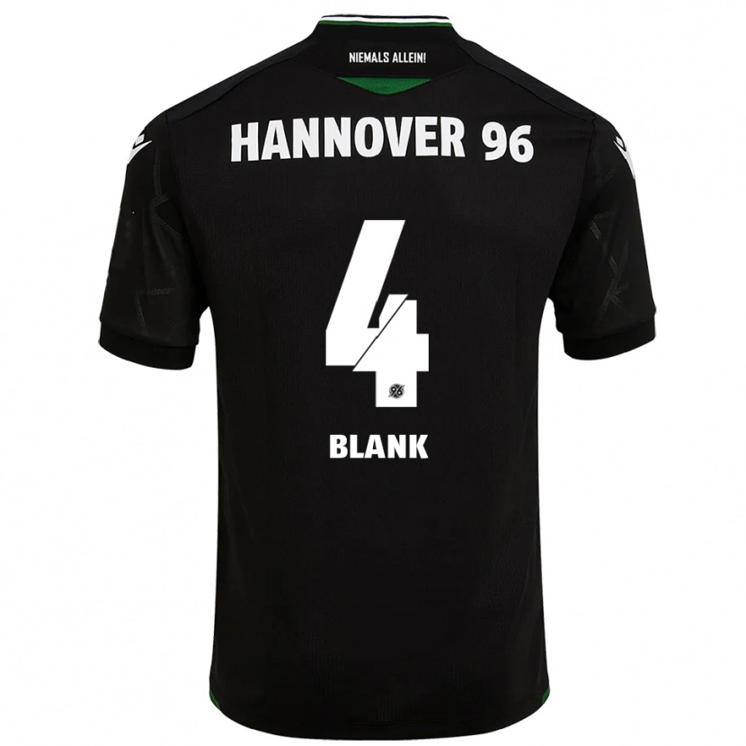 Danxen Kvinder Hendry Blank #4 Sort Grøn Udebane Spillertrøjer 2025/26 Trøje T-Shirt