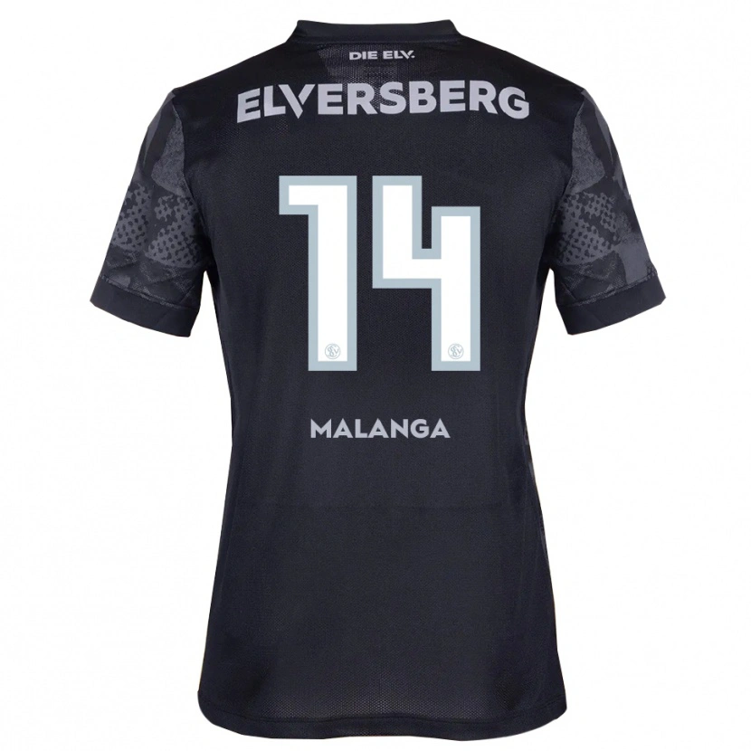 Danxen Kvinder Jarzinho Malanga #14 Sort Grå Udebane Spillertrøjer 2025/26 Trøje T-Shirt