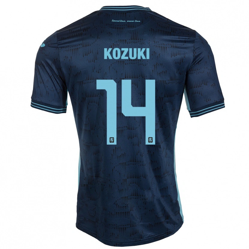 Danxen Kvinder Soichiro Kozuki #14 Royal Blå Udebane Spillertrøjer 2025/26 Trøje T-Shirt