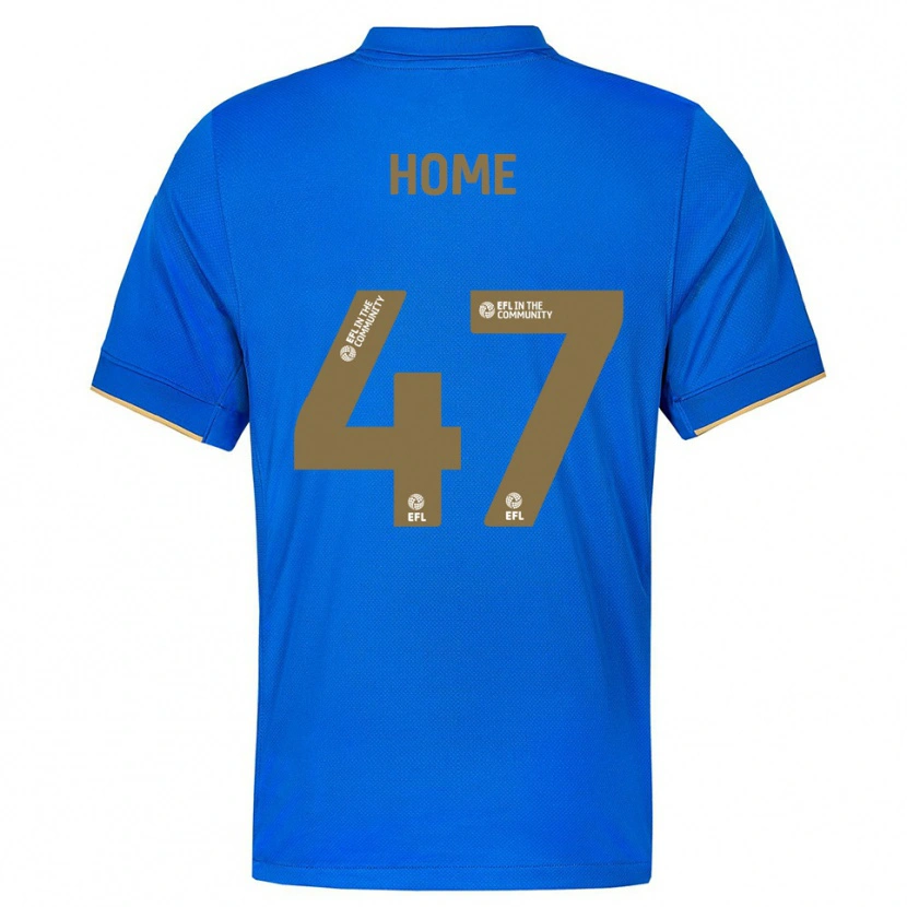 Danxen Børn Josh Home #47 Blå Guld Hjemmebane Spillertrøjer 2025/26 Trøje T-Shirt