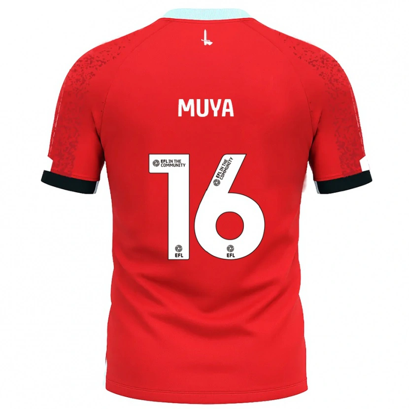 Danxen Børn Karin Muya #16 Rød Hvid Hjemmebane Spillertrøjer 2025/26 Trøje T-Shirt