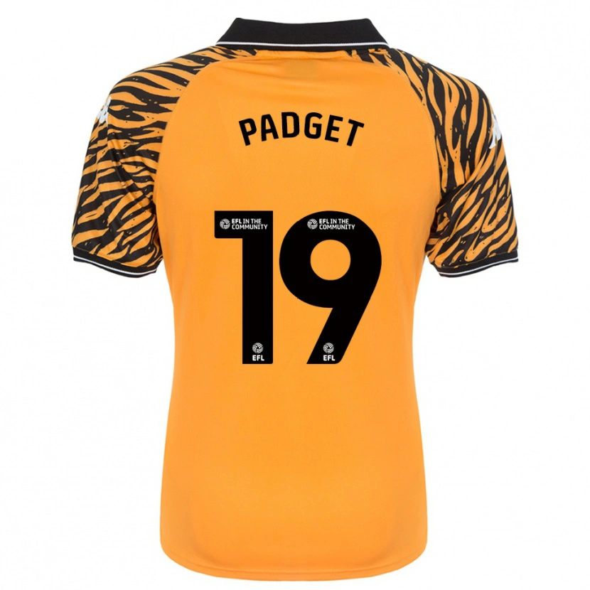 Danxen Børn Bethany Padget #19 Orange Sort Hjemmebane Spillertrøjer 2025/26 Trøje T-Shirt