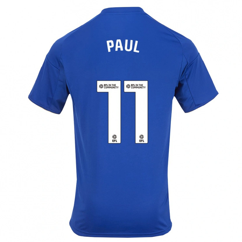 Danxen Børn Lachante Paul #11 Blå Guld Hjemmebane Spillertrøjer 2025/26 Trøje T-Shirt