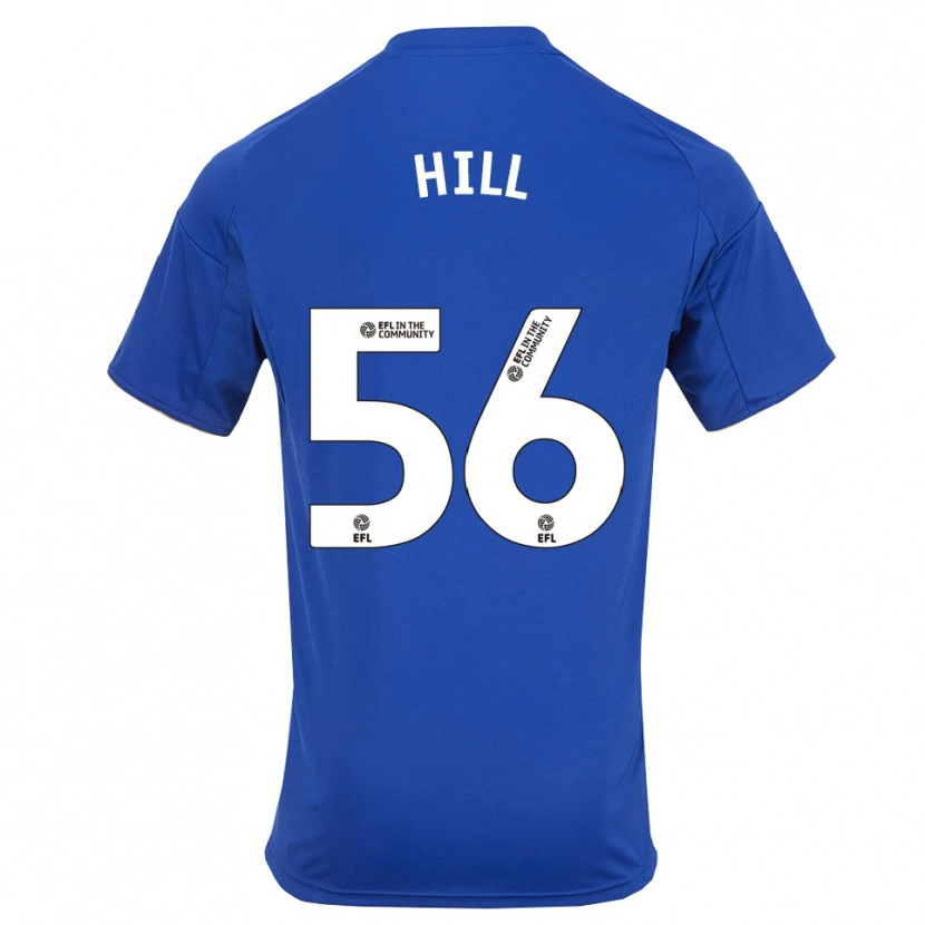 Danxen Børn Deniche Hill #56 Blå Guld Hjemmebane Spillertrøjer 2025/26 Trøje T-Shirt