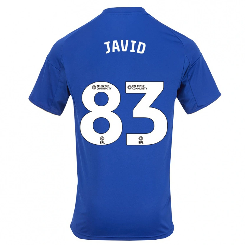 Danxen Børn Abdullah Javid #83 Blå Guld Hjemmebane Spillertrøjer 2025/26 Trøje T-Shirt