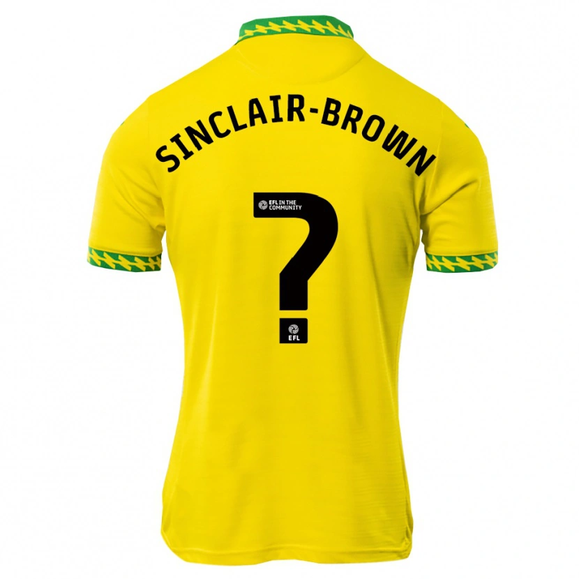 Danxen Børn Jeremiah Sinclair-Brown #0 Hvid Grøn Hjemmebane Spillertrøjer 2025/26 Trøje T-Shirt