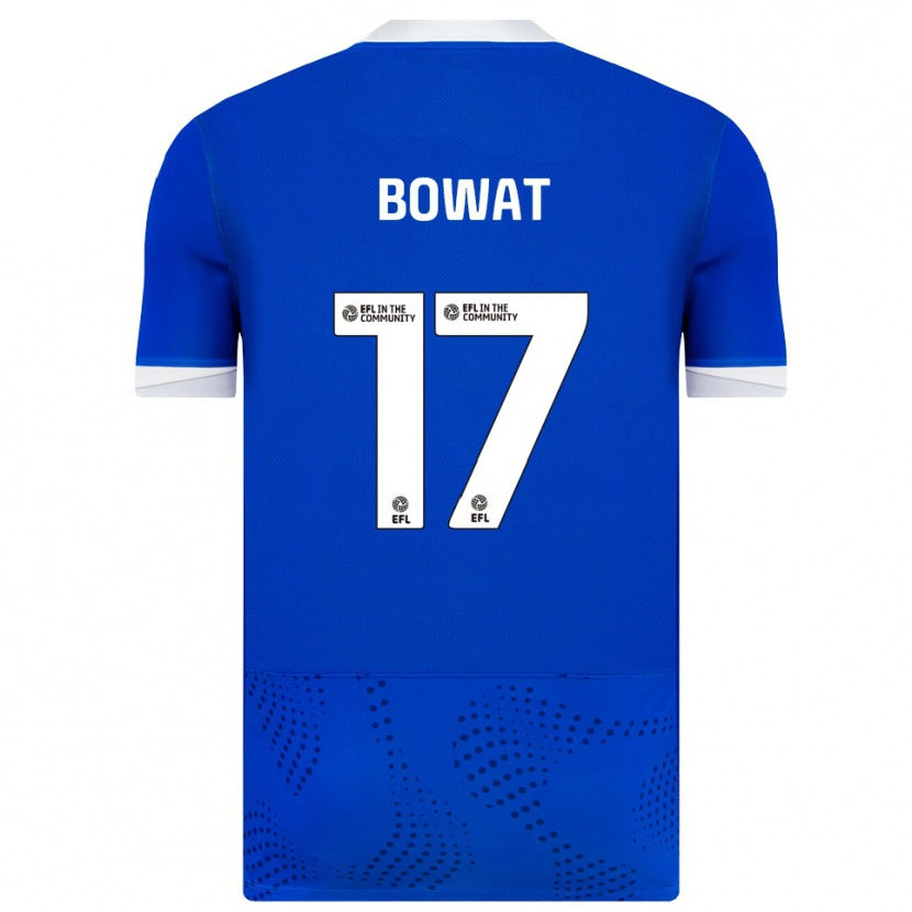 Danxen Børn Ibane Bowat #17 Blå Hvid Hjemmebane Spillertrøjer 2025/26 Trøje T-Shirt