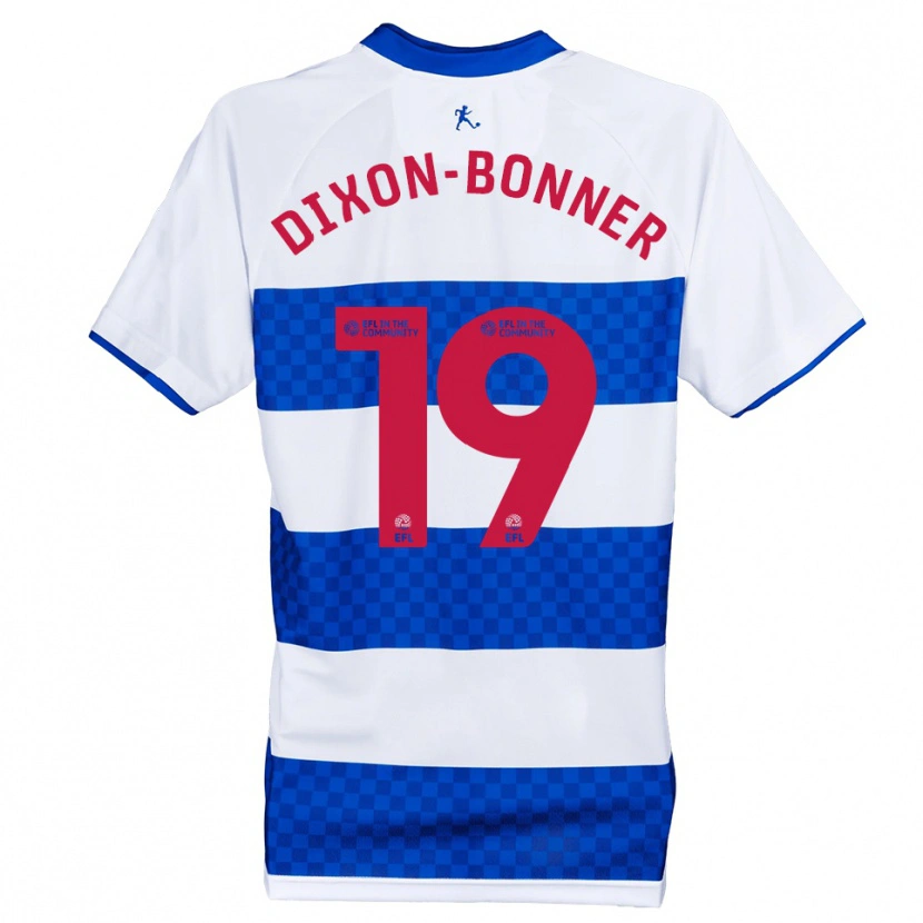 Danxen Børn Elijah Dixon-Bonner #19 Blå Hvid Hjemmebane Spillertrøjer 2025/26 Trøje T-Shirt