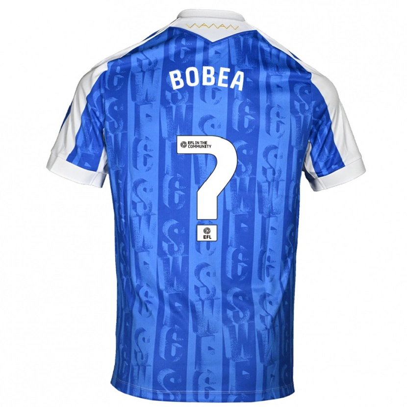Danxen Børn Mario Bobea #0 Blå Hvid Hjemmebane Spillertrøjer 2025/26 Trøje T-Shirt