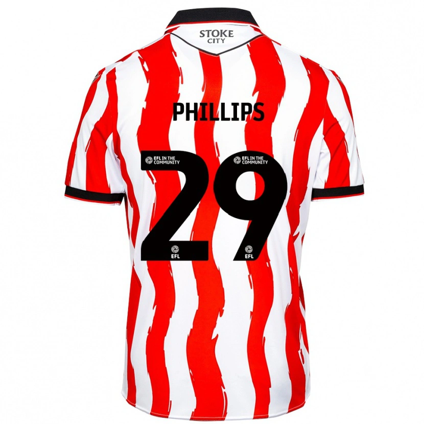 Danxen Børn D'margio Wright-Phillips #29 Hvid Rød Hjemmebane Spillertrøjer 2025/26 Trøje T-Shirt
