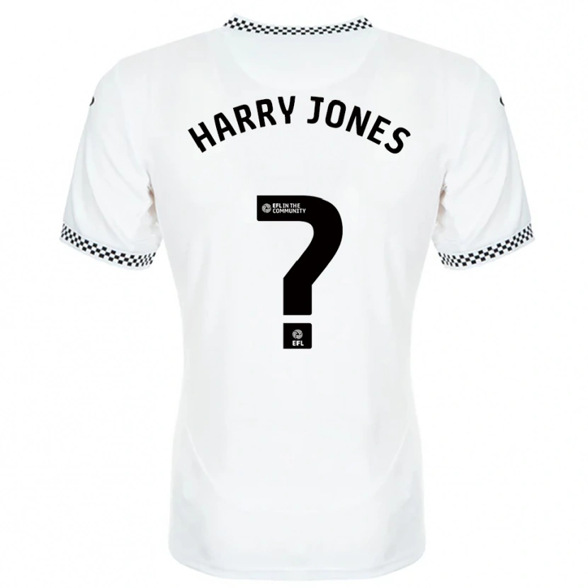 Danxen Børn Harry Jones #0 Hvid Orange Hjemmebane Spillertrøjer 2025/26 Trøje T-Shirt