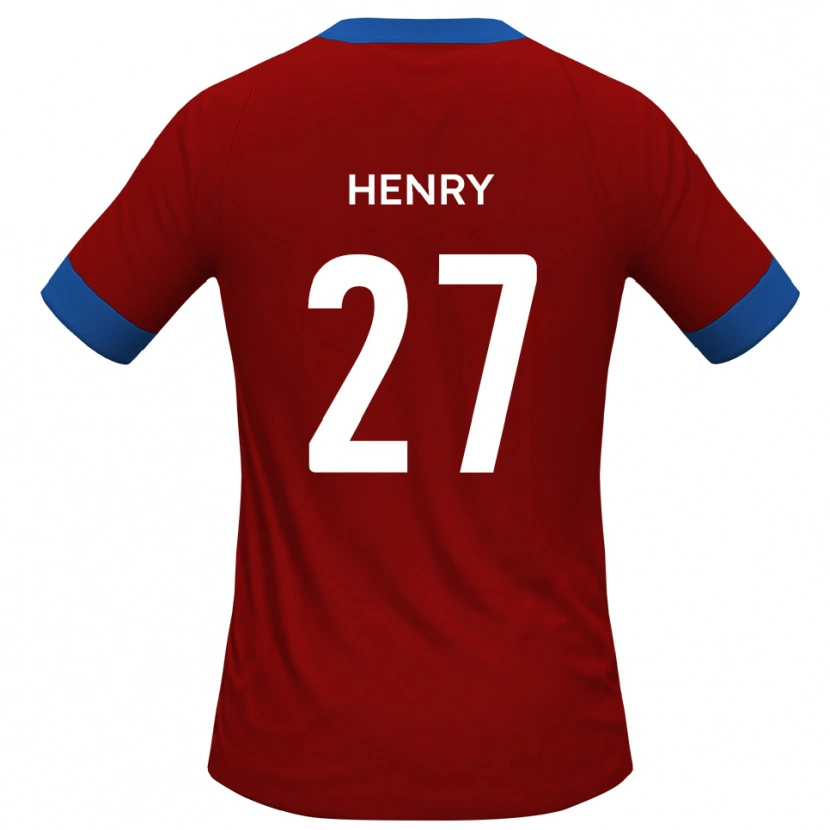 Danxen Børn James Henry #27 Rød Blå Hjemmebane Spillertrøjer 2025/26 Trøje T-Shirt