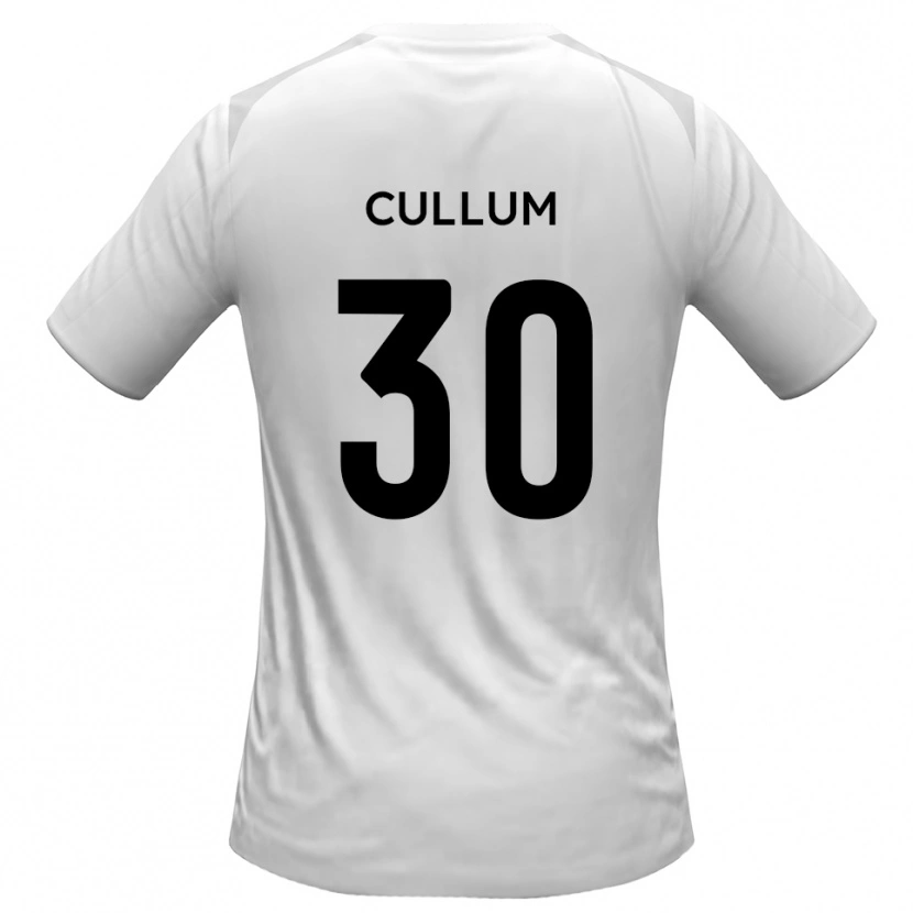 Danxen Børn Kai Cullum #30 Hvid Grå Hjemmebane Spillertrøjer 2025/26 Trøje T-Shirt