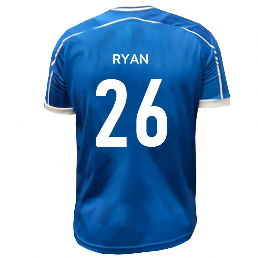 Danxen Børn Joe Ryan #26 Blå Hvid Hjemmebane Spillertrøjer 2025/26 Trøje T-Shirt
