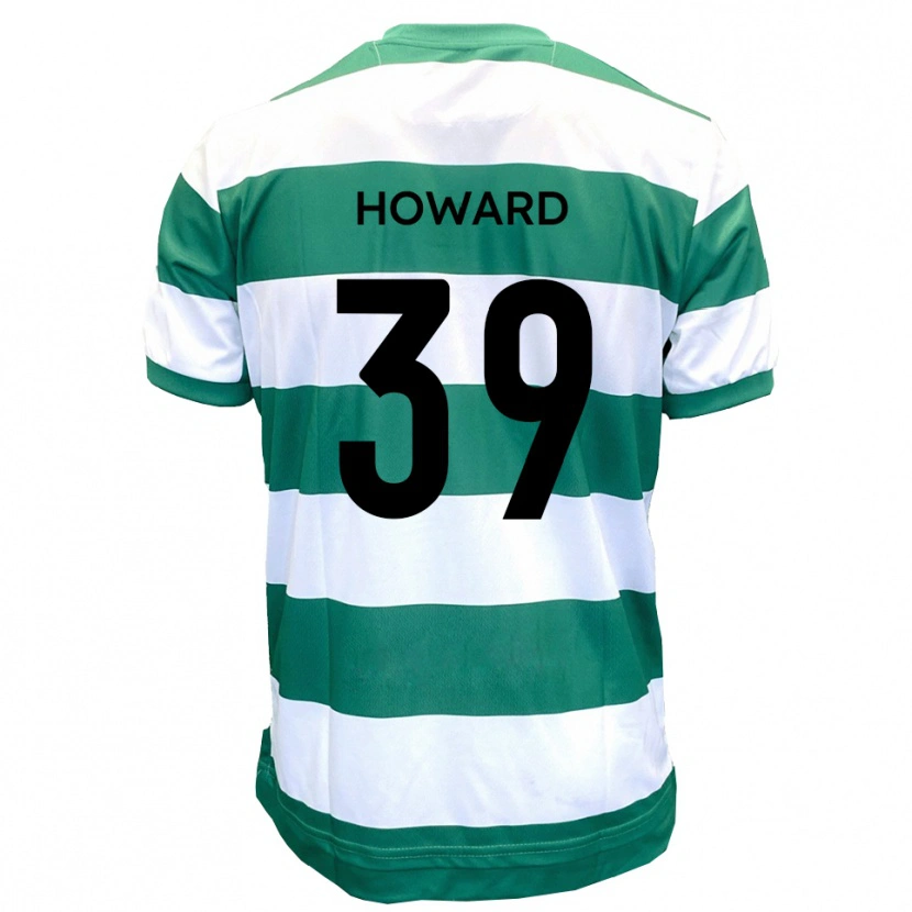 Danxen Børn Will Howard #39 Grøn Hvid Hjemmebane Spillertrøjer 2025/26 Trøje T-Shirt