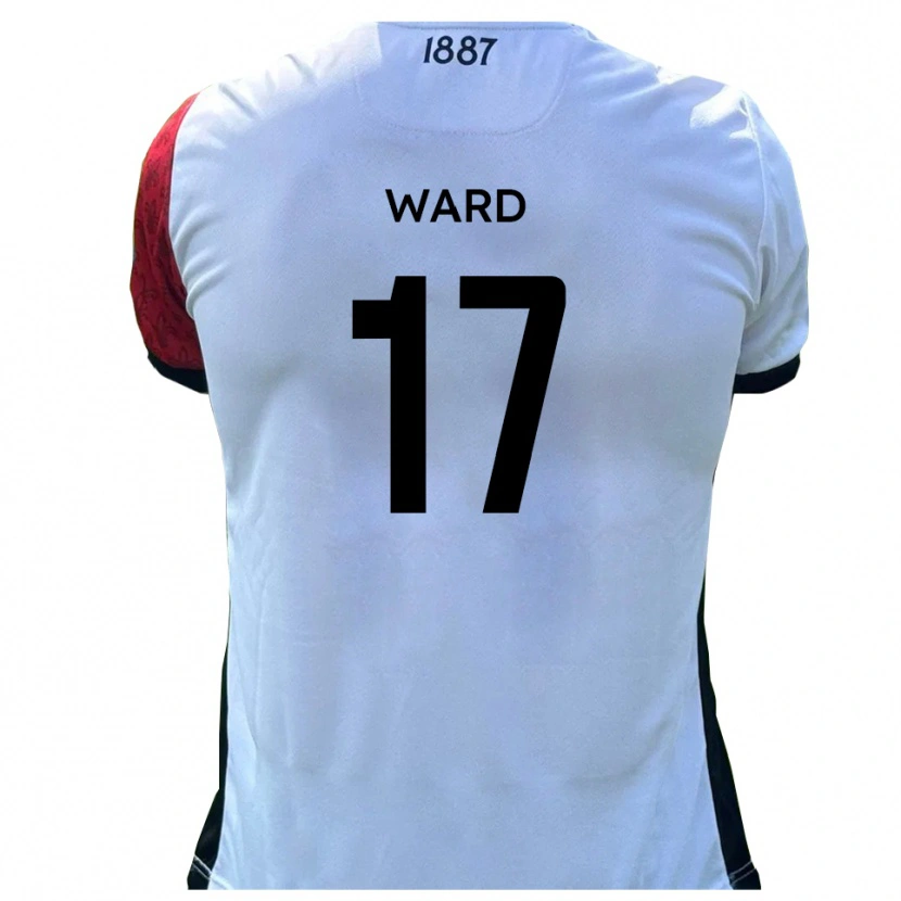 Danxen Børn Matt Ward #17 Rød Hvid Hjemmebane Spillertrøjer 2025/26 Trøje T-Shirt