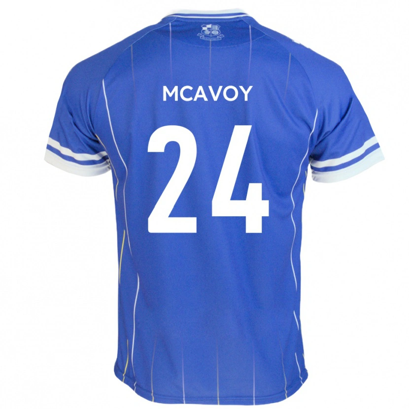 Danxen Børn Connor Mcavoy #24 Kongeblå Hjemmebane Spillertrøjer 2025/26 Trøje T-Shirt