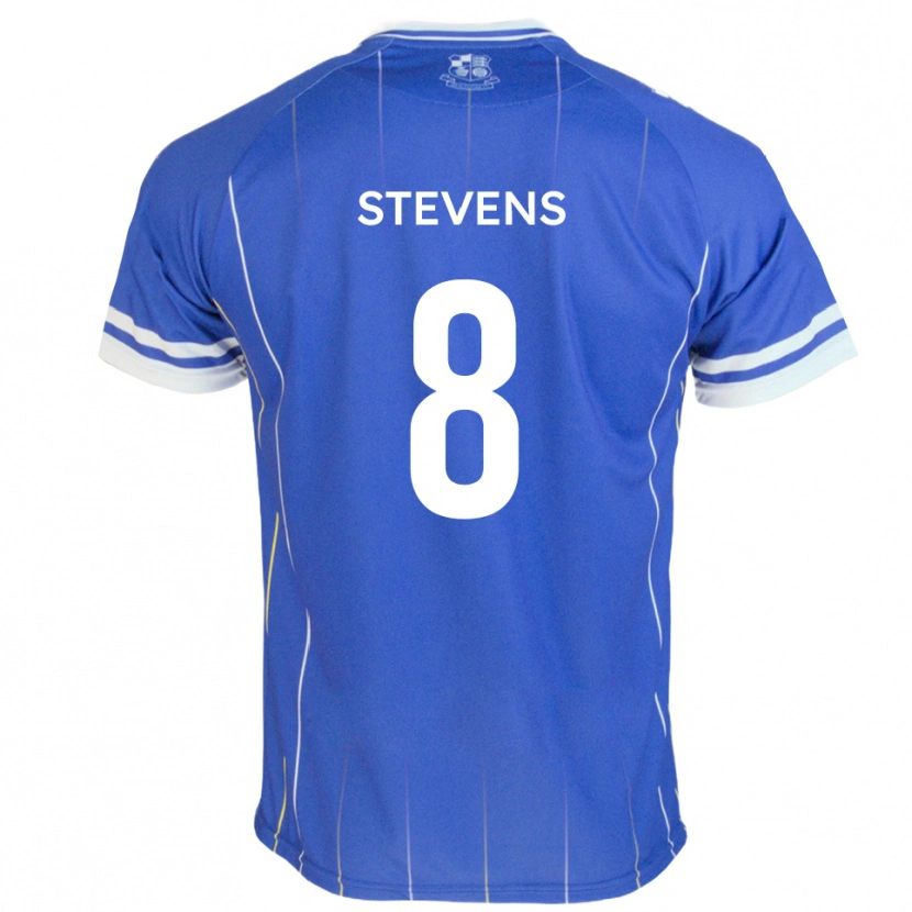 Danxen Børn James Stevens #8 Kongeblå Hjemmebane Spillertrøjer 2025/26 Trøje T-Shirt