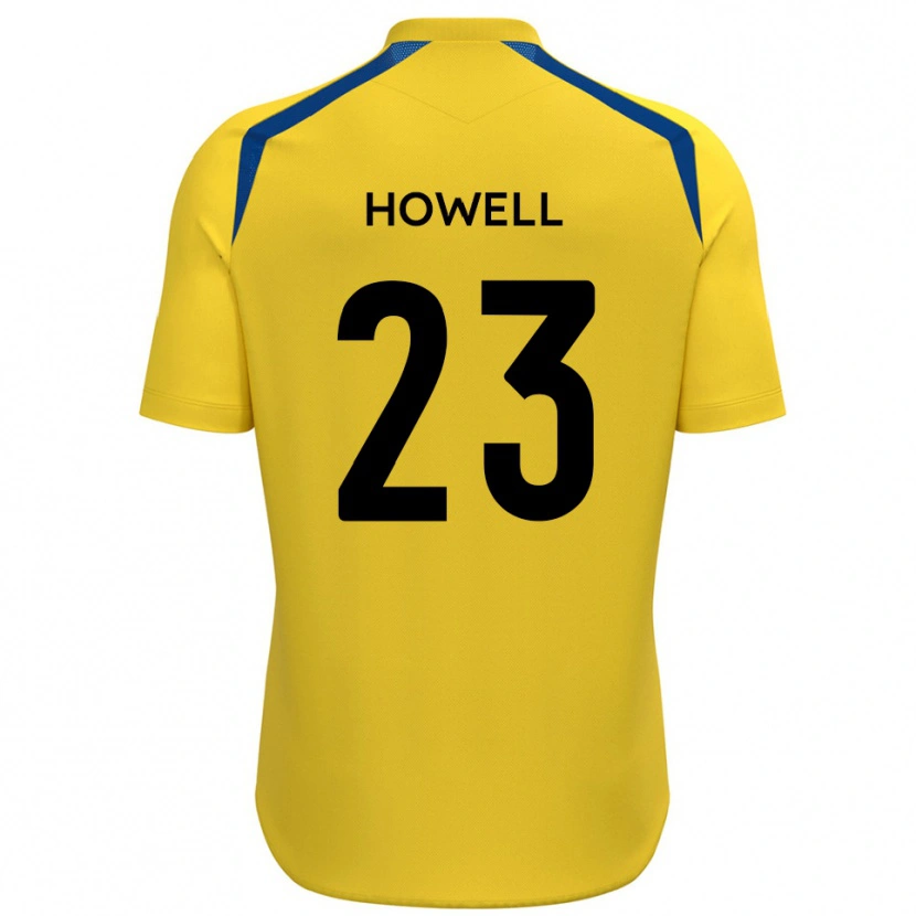 Danxen Børn Finn Howell #23 Gul Blå Hjemmebane Spillertrøjer 2025/26 Trøje T-Shirt