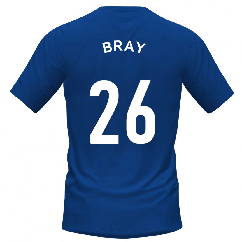 Danxen Børn Owen Bray #26 Blå Hvid Hjemmebane Spillertrøjer 2025/26 Trøje T-Shirt