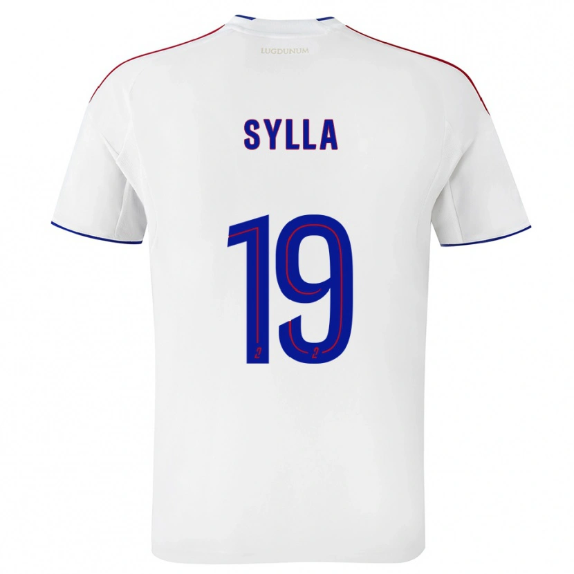 Danxen Børn Kysha Sylla #19 Hvid Rød Hjemmebane Spillertrøjer 2025/26 Trøje T-Shirt