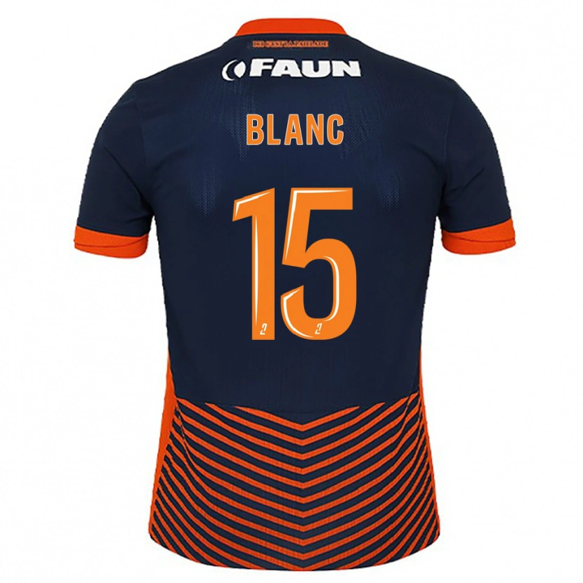 Danxen Børn Cyrielle Blanc #15 Midnatsblå Orange Hjemmebane Spillertrøjer 2025/26 Trøje T-Shirt